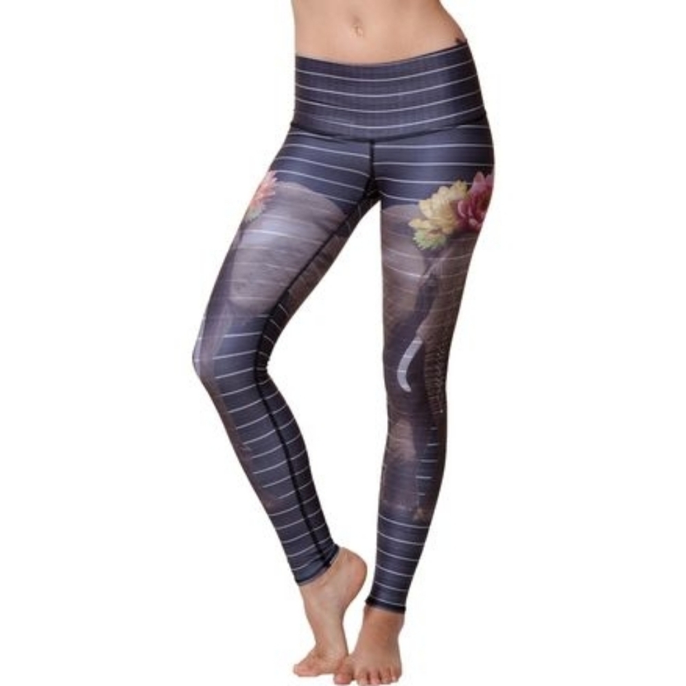 5/$20**Medium Teeki "Love The Elephant" Yoga Pants